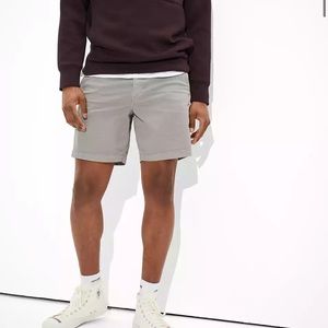 American Eagle Tech Twill Khaki Short
